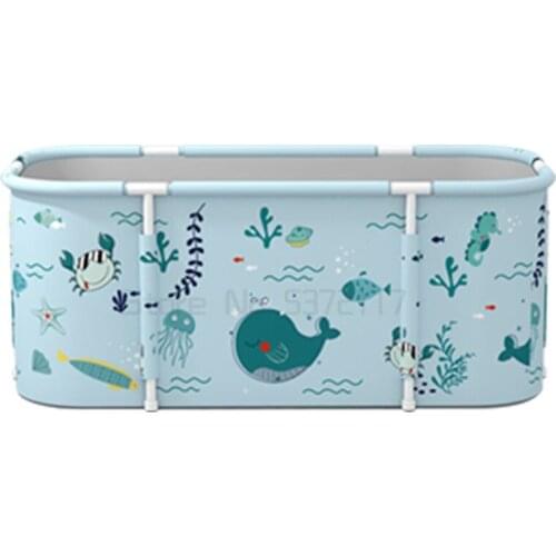 Bath bucket foldable household double bathtub full body adult children baby bath bucket bath bucket