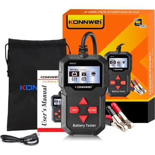 Battery Tester Automatic Smart 12V Car Battery Tester Auto Battery Analyzer 100 To 2000CCA Cranking Car Battery Tester
