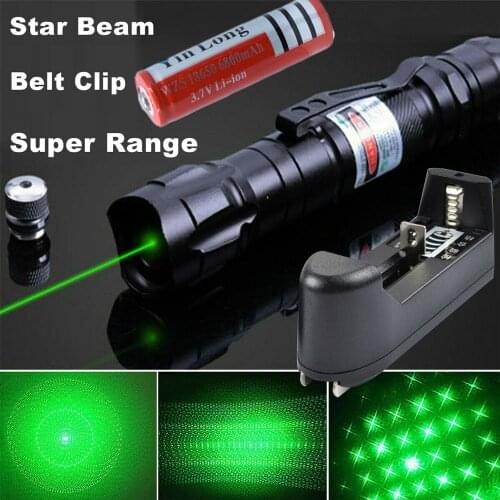 Hight Powerful Green Red Laser Pointer 10000m 5mw Purple Laser torch Sight Focus Adjustable Lazer torch Pen