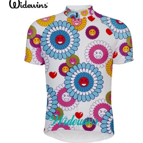 Women Sun flower short sleeve black clothing Cycling Jersey clothing pro team wear racing bicycle Racing bicycle Clothes 5730