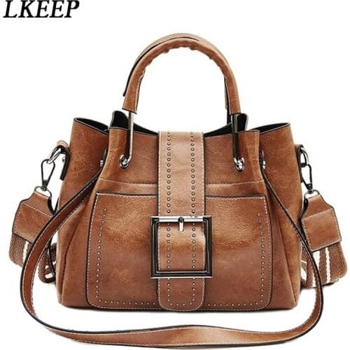 Leather PU Handbags Korea Ladies Shoulder Bags Women Handbag Brand Tote Female Style Crossbody Messenger Bag