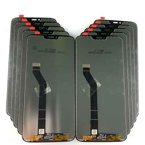 10 PCS LCD For 6.2 Inch New LCD For Motorola Moto G7 Power XT1955 LCD Display Touch screen sensor Panel Digiziter assembly