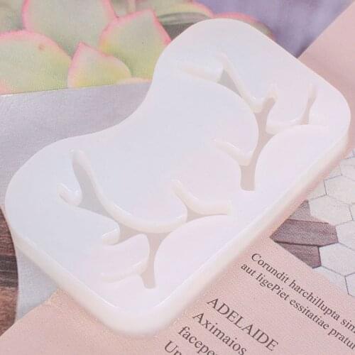 3Pcs Antlers Necklace Pendant Hairpin Epoxy Resin Silicone Mold Jewelry Tools H37C