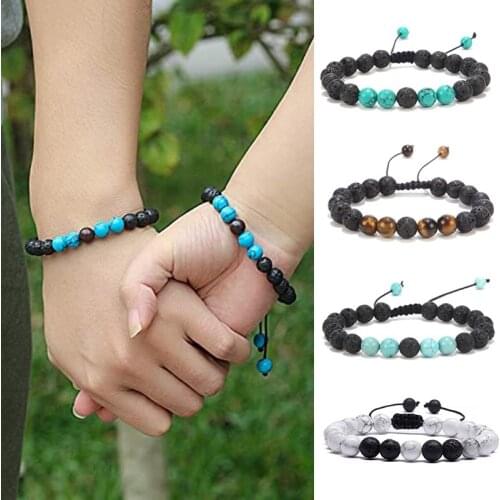 Hot Stone Series Anxiety Beads Bracelets Knitted Waist Chain Gift For Women and Men NOV99