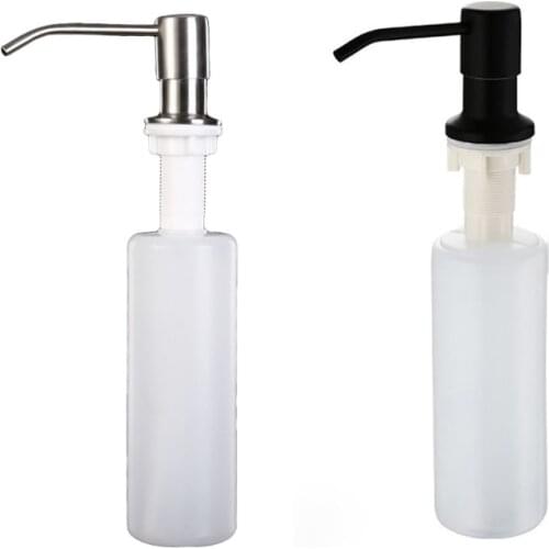 New OZ Built in Sink Soap Dispenser / Lotion Dispenser for Kitchen Sink Brushed Nickel Kitchen Sink Soap Dispenser