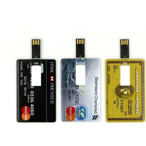 Pen Drive USB Flash Drive 4GB 8GB 16GB 32GB 64GB HSBC Master Credit Card E-DREAM USB stick PenDrive