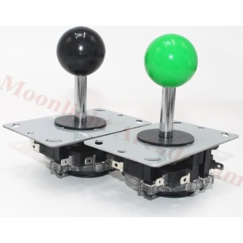 2PCS High Quality 4 way/8 Way Arcade Sanwa Style Joystick with Microswitch/Round Ball Arcade Fighting Stick Parts for MAME