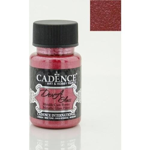Cadence Dora Glass Metallic 3133-Kırmızı 50ml