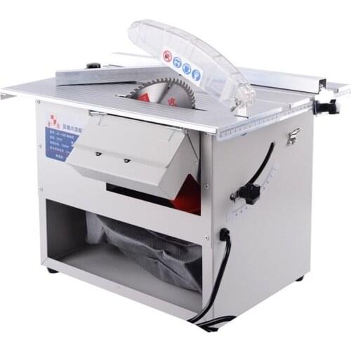 Multifunctional woodworking floor dust-free chainsaw sliding table saw Wood floor dust-free saw multi-function cutting machine