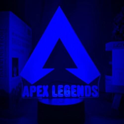 Apex Legends LOGO Night Light Led Color Changing Light for Game Room Decor Ideas Cool Event Prize Gamers Birthdays Gift Usb Lamp