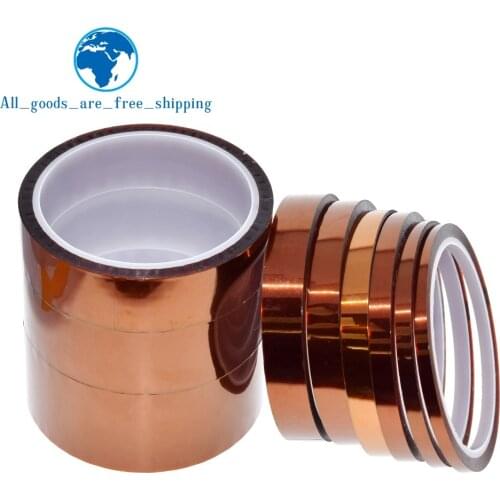 33meter x 5-40mm High Temperature Polyimide Tape Heat Resistant Insulation Polyimide Film Adhesive Tape 10mm