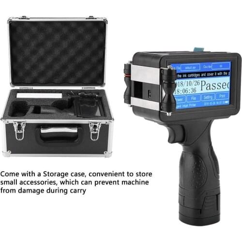 Expiration date printer portable handheld inkjet date printer mini inkjet PVC card label printer