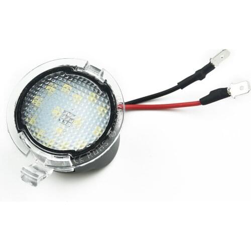 2pcs Super Bright 18-LED Side Mirror Puddle Lights For Ford F-150 Waterproof 6000K Xenon White Car Lights