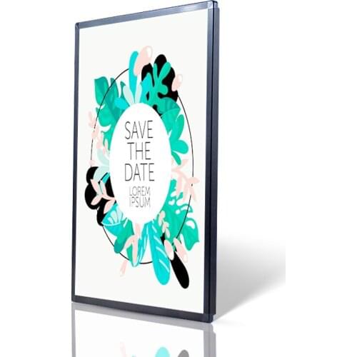 Led backlit snap frame led lightpanels menu boards frame with led