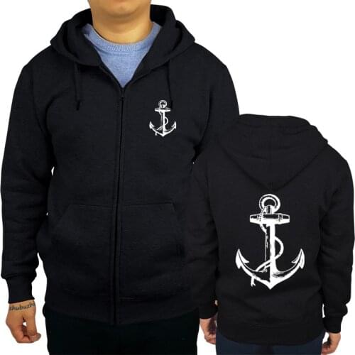 Hoody Brand Anchor hoodie Sailor Nautical Ship Ocean Sea Beach sailerPirate Cool male brand sweatshirt sbz6446