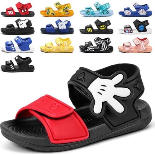 High Quality 2021 Summer Baby Sandals EVA Cartoon Childrens Shoes Beach Shoes Soft Bottom Non-slip Boys' Shoes
