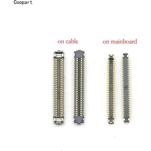 2pcs/lot New LCD FPC connector replacment for Sansung Galaxy S8 G950 G950F S8+ Plus G955 G955F on mainboard/flex cable