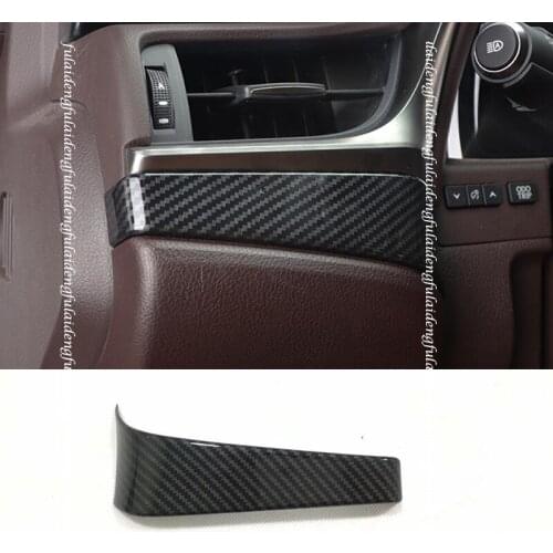 1PCS For Lexus ES350 ES300h 2018-2020 Carbon fiber ABS Car Console Control Left Dashboard Panel Trim Frame Car Accessories