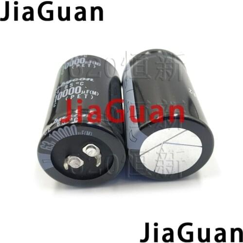 2pcs NEW RUBYCON USC 63V10000UF 30X50mm electrolytic capacitor 10000uF/63v standard CE 85 degrees usc 10000uf 63v PET