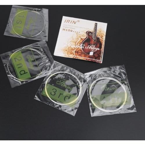 8pcs/set M100 Mandolin String Steel Silver-Plated Copper Alloy Wound (.010-.034)