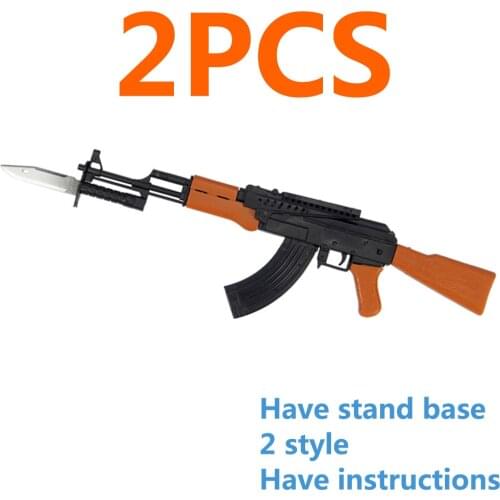 1:6 Assembly 4D Gun Model 1/6 Assault Rifle Machine Gun AK47 Soldier Weapon Plastic Grenade Launcher DAM Toys BBI FLAGSET