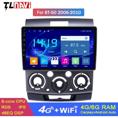 4G+64G Android 9 Octa Core Car Dvd Video Player for Mazda bt-50 BT50 BT 50 2006-2011 years Radio/Bluetooth/Gps RDS