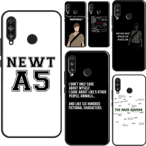 The Maze Runner Qoutes For Huawei P30 Lite P40 P20 Pro Nova 5T P Smart 2019 Case For Honor 10X Lite 9X 8X 10i