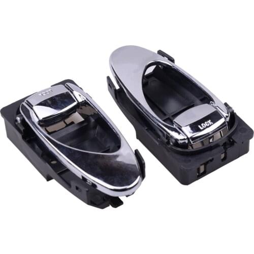 CITALL New 2pcs Car Interior Left & Right Door Pull Handle Fit For Daewoo Leganza 1997 1998 1999 2000 2001 2002 Car Accessories