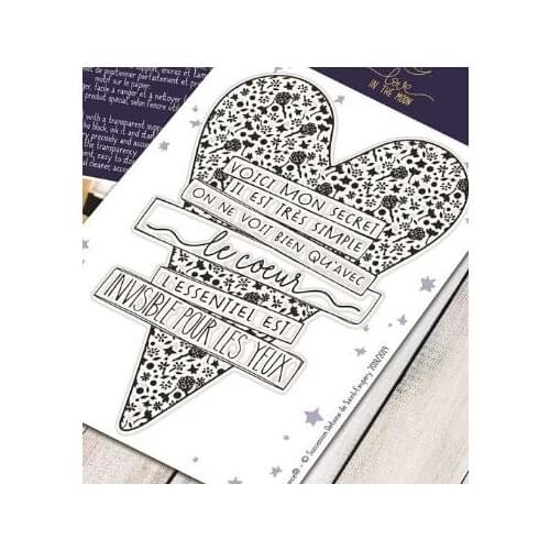 French / LOVE Transparent Clear Silicone Stamp/Seal for DIY scrapbooking/photo album Decorative clear stamp A0417