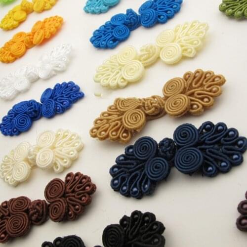 Chinese Frog Buttons 10 Pairs Closure Knot Button Handmade Cheongsam Buttons Sewing DIY Crafts