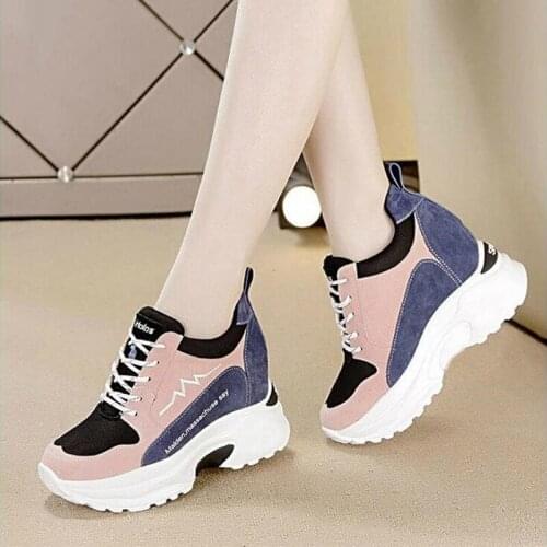 NEWhot Women Vulcanize Shoes Women Sneakers Spring Autumn Fashion Ladies Causal Shoes Woman Leather Platform Shoe Female Sneaker