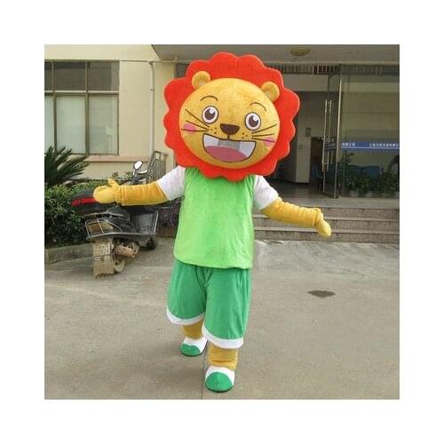 Hot Selling Foam Adult Lovely Cartoon Big Lion Mascot Costume Fancy Dress Stage Performance Party Costumes for Sale Adult Size