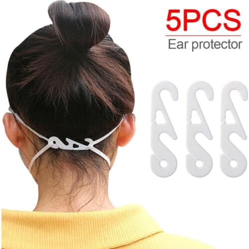 Face Mask Ear Hooks Adjustable Anti-slip Ear Protection Mask Ear Grips Extension Strap Hook Buckle Holder Accessories
