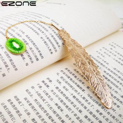 EZONE Metal Bookmark Classical Chinese Style Antique Gift For Student Cute Bookmarks For Student School Office Supplies