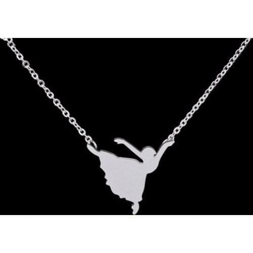 Fashion pretty Dancer Ballet Choker Necklace for women Bailarinas Femme Trendy charm Christmas gift Jewelry