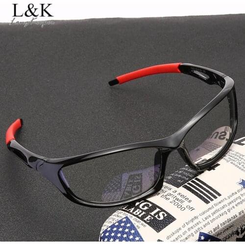 LongKeeper Anti Blue Light Glasses Frame Men Women 2020 New Clear Lens Computer Gaming Eyeglasses Black Sport Eyewear Oculos