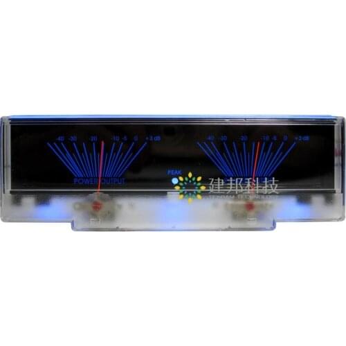 P-78WTC High Precision VU Meter Head Power Amplifier DB Meter Front Amplifier Electrical Flat With Blue Backlight