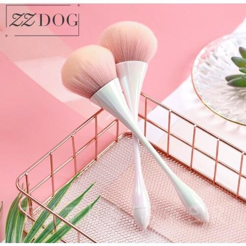 ZZDOG 1Pcs Professional Cosmetics Tools Powder Blush Contour Dusting Makeup Brushes Slim Waist Design Nail Art Beauty Brush New
