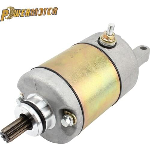 9 Teeth Alloy Starting Motor Aluminum Motorcycle Starter Suitable For Flyshen Linhai 250CC-300CC Scooters And ATV Engines
