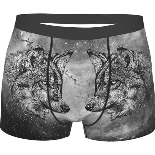 Vikings Ragnar Lothbrok TV Series Odin Wolv Underpants Breathbale Panties Man Underwear Sexy Shorts Boxer Briefs