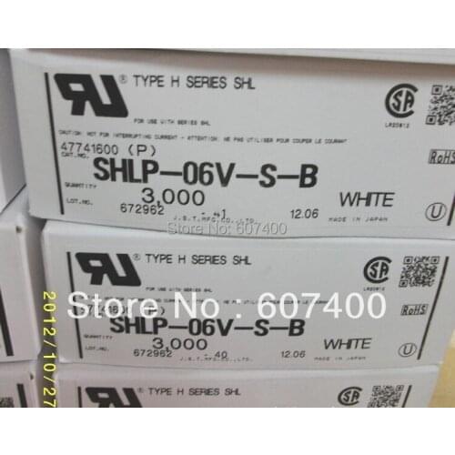 SHLP-06V-S-B CONN RECEPT SHL 6POS 1.0MM WHITE color Connectors terminals housings 100% new and original parts
