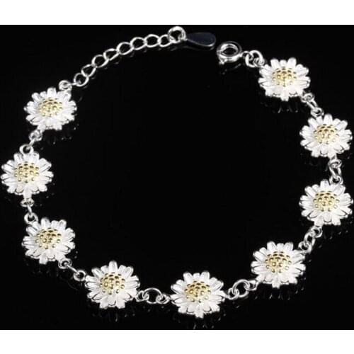 Jewelry New Korean Flower Fashion Chrysanthemum Yellow Bracelet Cheap Price Bracelet