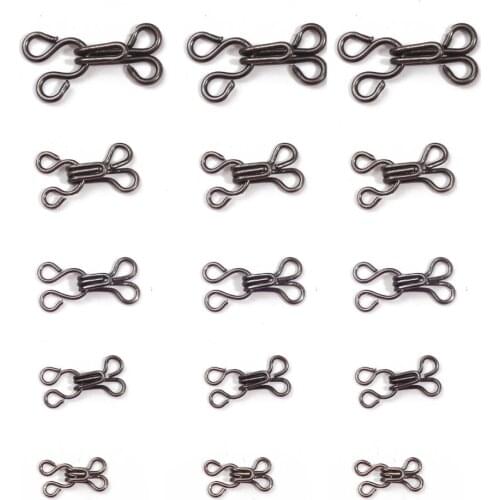 Shirt Hook and Eye Fastener Metal buckle button for Bra/Dress/Corset/collar/bag wraps quilt/shirt/garment accessories 24pcs