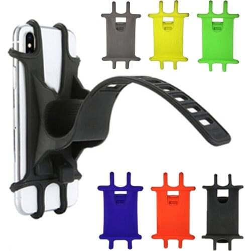 1Pc Silicone Car Phone Holder For Xiaomi Mijia M365 Pro Accessories GPS 360 Rotation Holder For Motorcycle Bike Electric Scooter