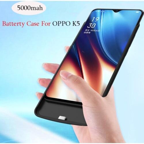 2020 5000mah For OPPO K5 Charging Portable Power Pack Bank External For OPPO K5 Batterty Charger Case Protective Case