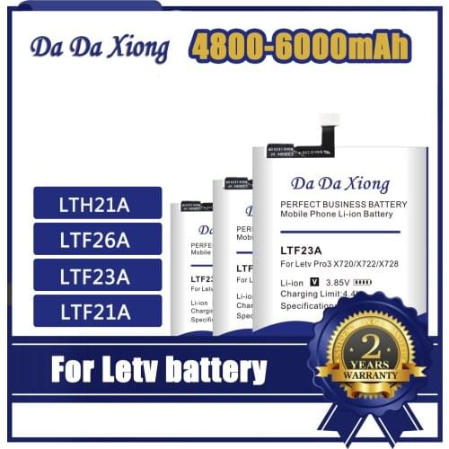 6000mAh Battery For LeEco Letv Pro3 X728 X722 Le 2 Pro 3 AI X528 X651 X656 Le MAX 2 X821 LTH21A LTF26A LTF23A LTF21A