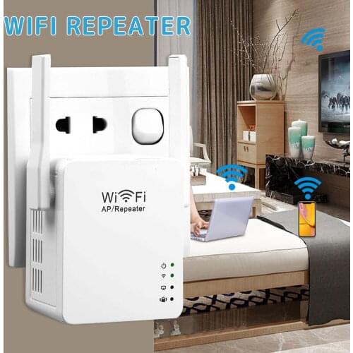 2.4G Wireless WiFi Repeater Wi Fi Booster 300Mbps Wi-Fi Amplifier 802.11 b/g/n Long Range Wifi Signal Extender 2.4G Wifi Repiter