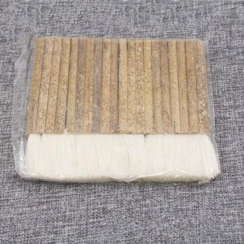 Large wool hair Brush Manual mounting row Brush paste Handmade Brush barbecue Painting Brush