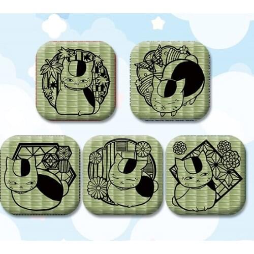 Natsumes Book of Friends Yūjin-chō Nyanko Sensei Madara Neko Cat Brooch Badges