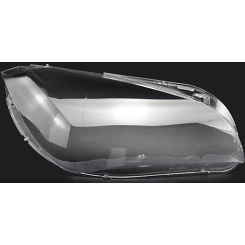 For BMW X1 2010-2015 lens lampshade shell Lens lamp transparent housing front headlight transparent glass case Lens protection